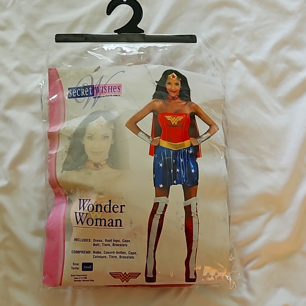 Secret Wishes Wonder Woman Costume - Red, Blue, Gold